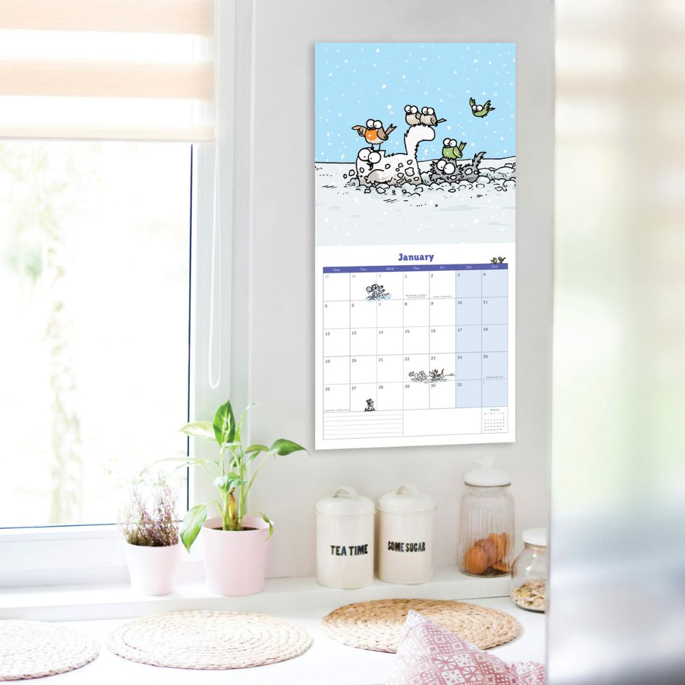 2026 Simon's Cat Square Wall Calendar