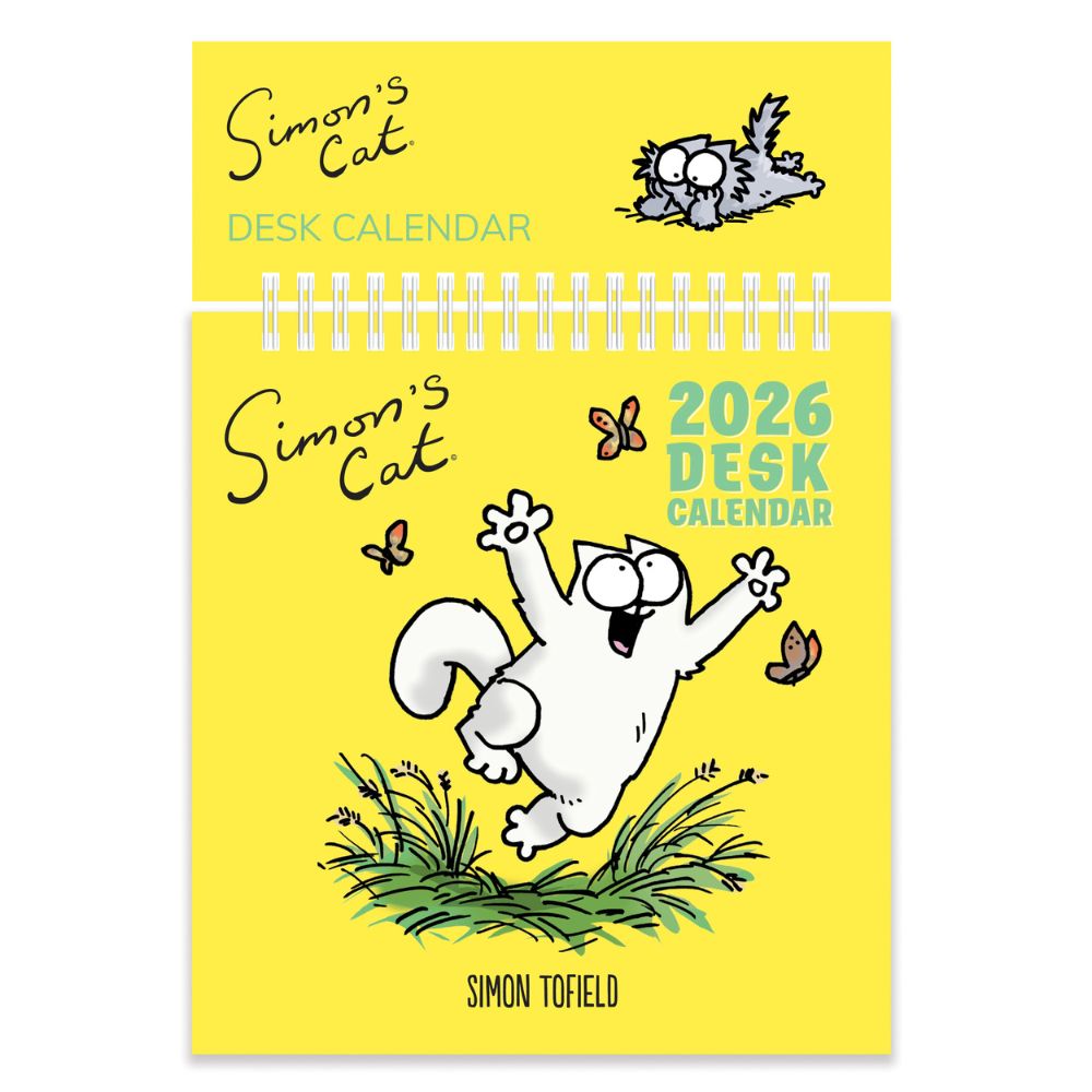2026 Simon's Cat Desk Calendar