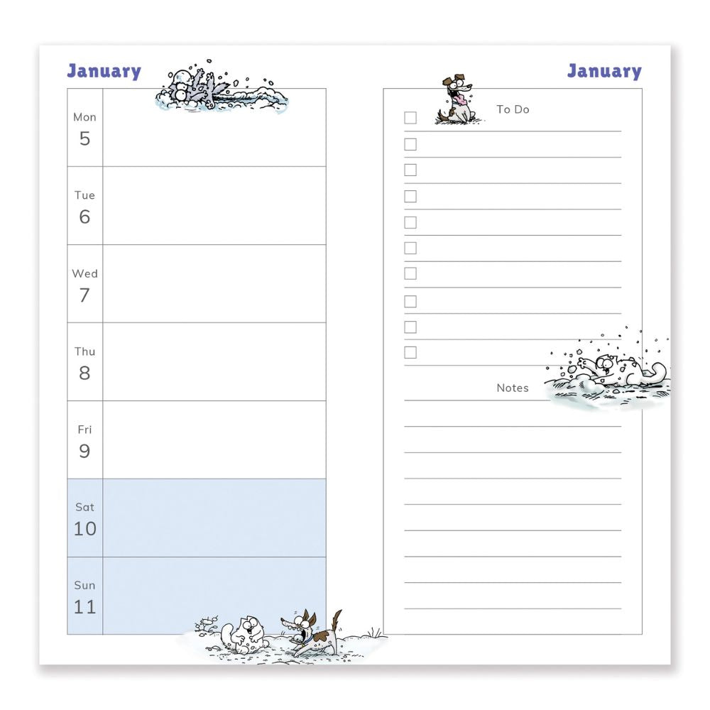 2026 Simon's Cat Slim Diary