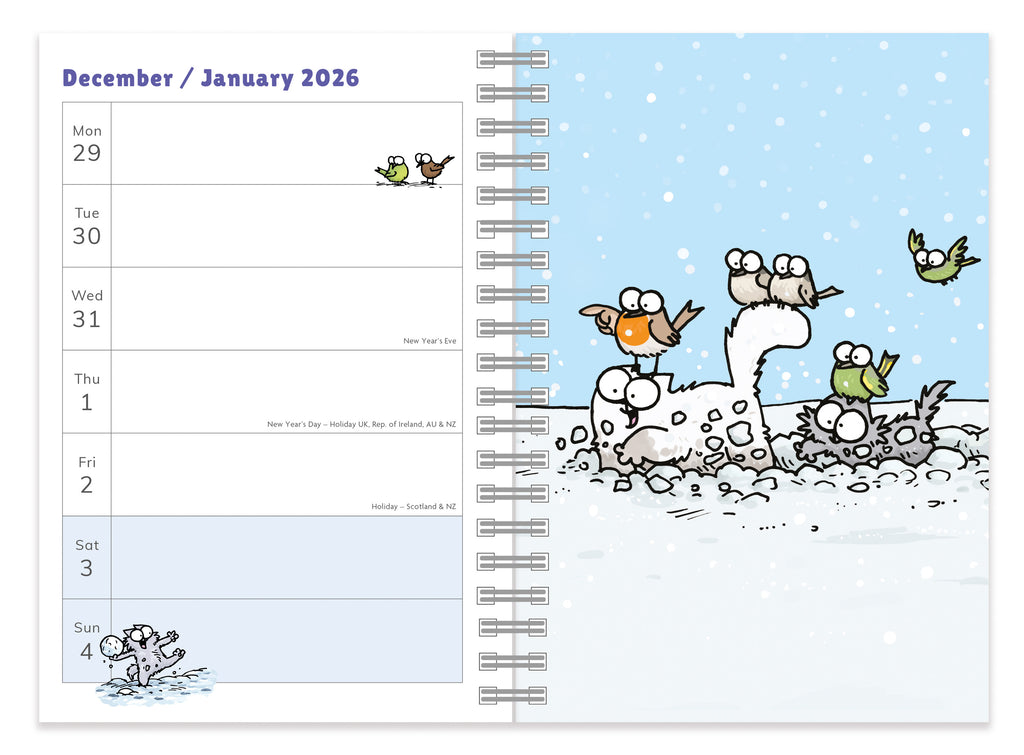 2026 Simon's Cat A5 Wiro Diary