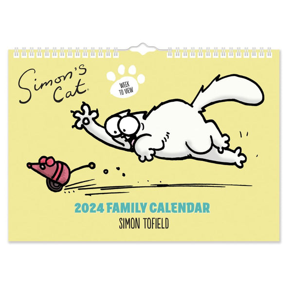 Simon's Cat 2024 A4 Family Calendar Simon's Cat Shop