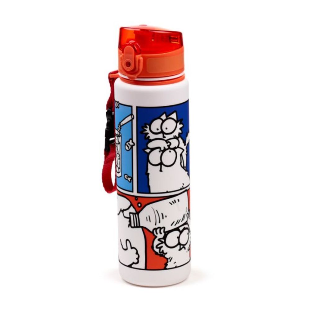 Simon's Cat 600ml Pop Top Water Bottle
