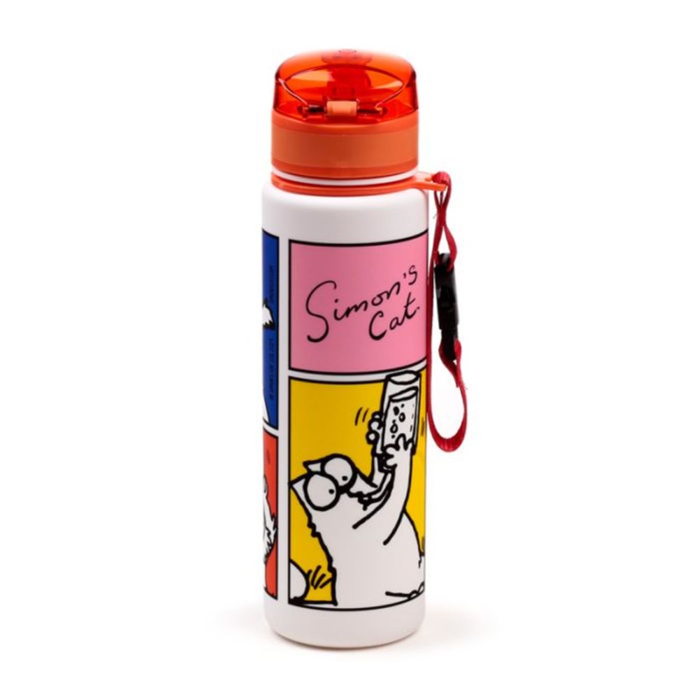 Simon's Cat 600ml Pop Top Water Bottle