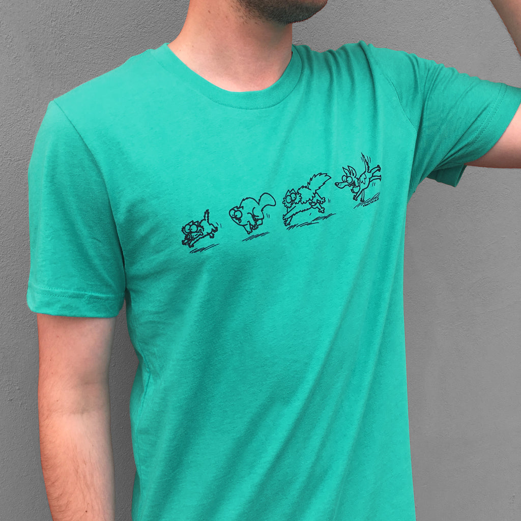 Simon's Cat Exclusive Teal T-shirt - Simon's Cat Shop