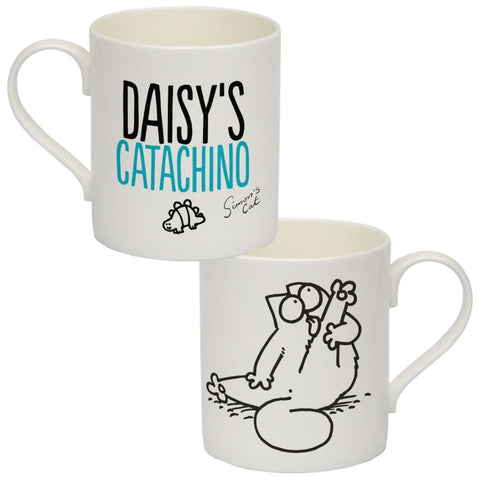 Personalised Catachino Bone China Mug - Simon's Cat Shop