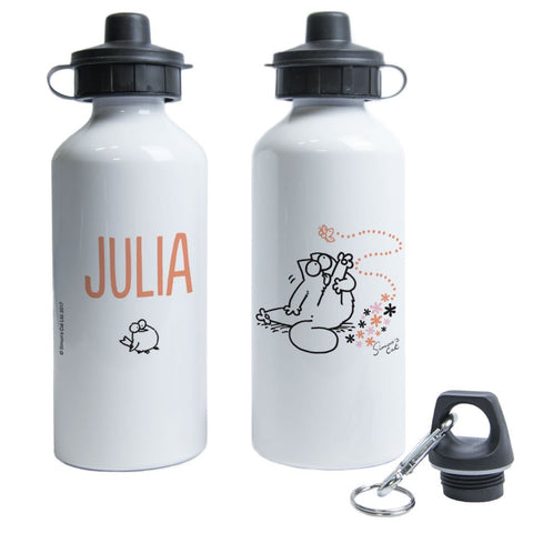 Personalised Preening Water Bottle - Simon's Cat Shop