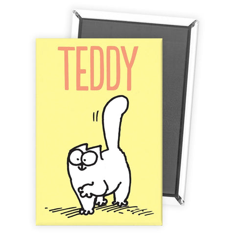 Personalised Kneading Yellow Magnet - Simon's Cat Shop