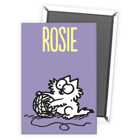 Personalised Wool Purple Magnet - Simon's Cat Shop