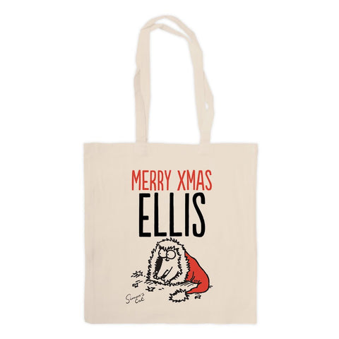 Personalised Merry Xmas Standard Tote - Simon's Cat Shop