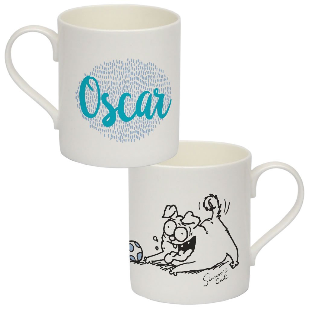 Personalised Pug Life Bone China Mug - Simon's Cat Shop