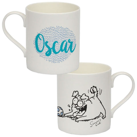 Personalised Pug Life Bone China Mug - Simon's Cat Shop