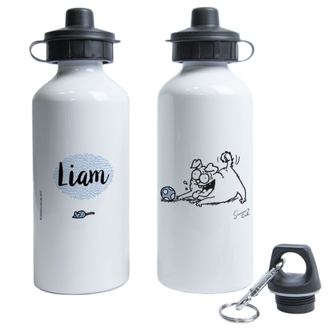 Personalised Pug Life Water Bottle - Simon's Cat Shop
