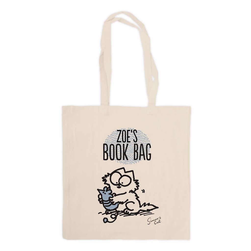 Personalised Book Bag Standard Tote - Simon's Cat Shop
