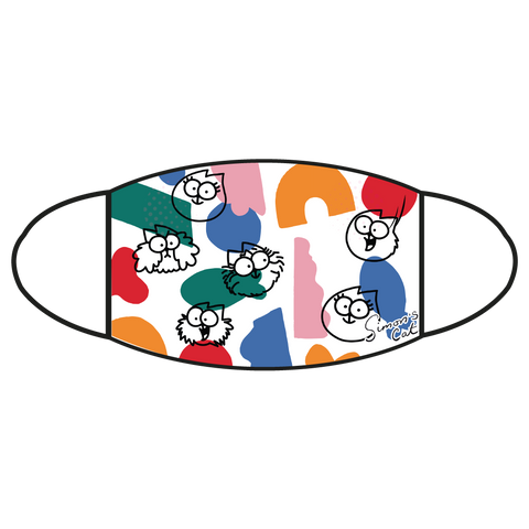 Simon's Cat 2-ply Face Mask - Multi Pattern