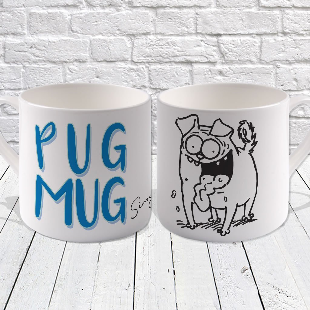 Pug Mug Bone China Mug - Simon's Cat Shop