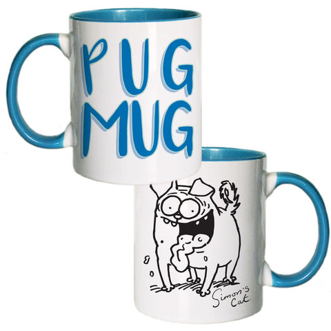 Pug Mug Coloured Insert Mug - Simon's Cat Shop