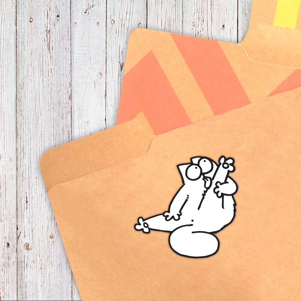 Feline Good Sticker - Simon's Cat Shop