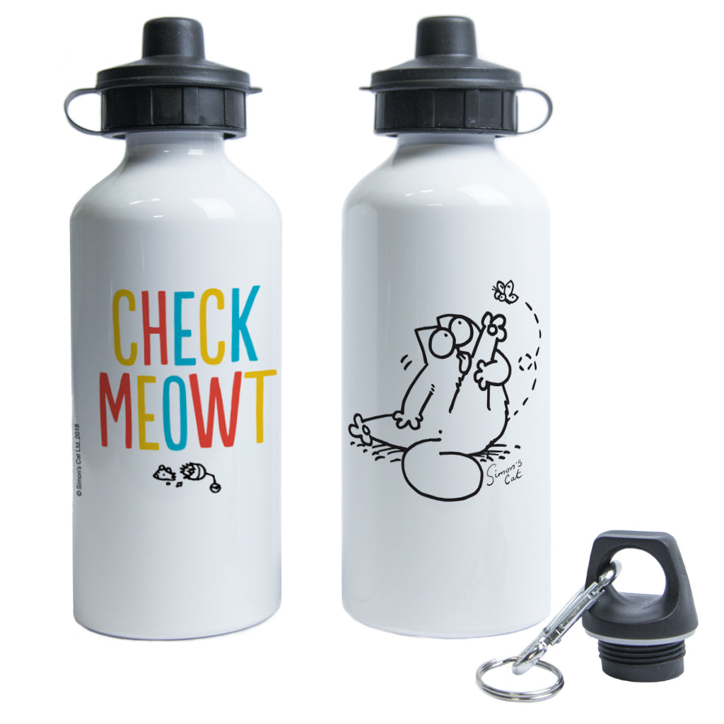 Check Meowt Water Bottle - Simon's Cat Shop