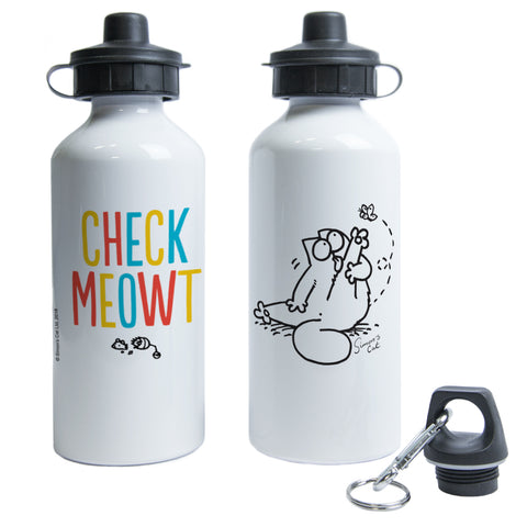 Check Meowt Water Bottle - Simon's Cat Shop