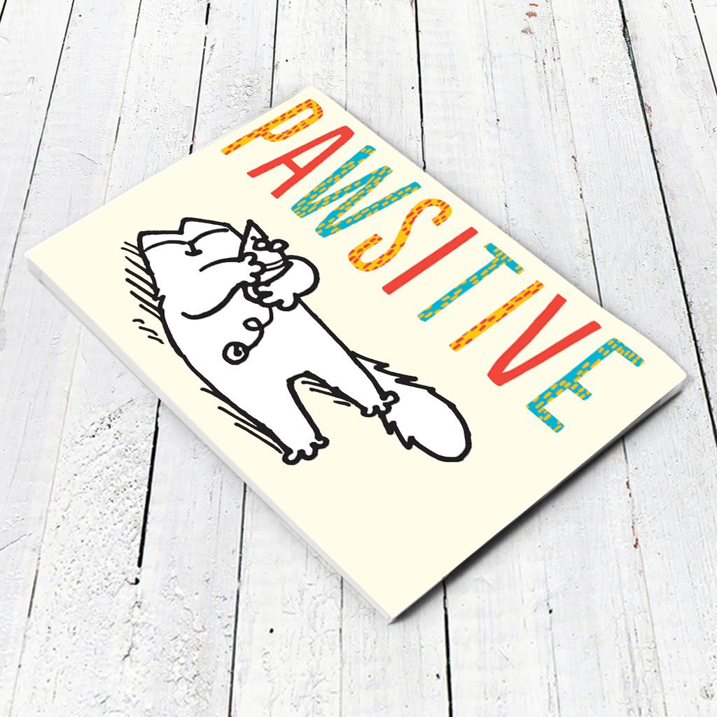 Pawsitive A5 Notepad - Simon's Cat Shop