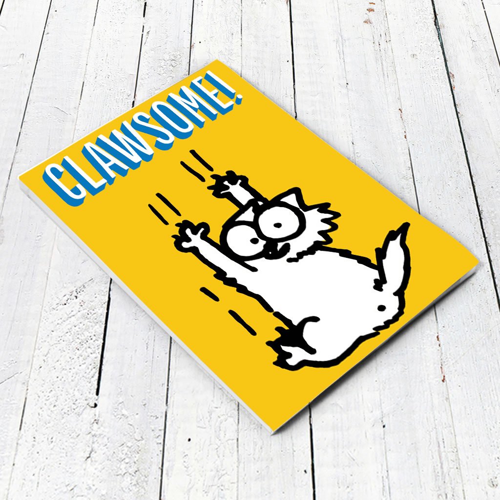 Clawsome A5 Notepad - Simon's Cat Shop