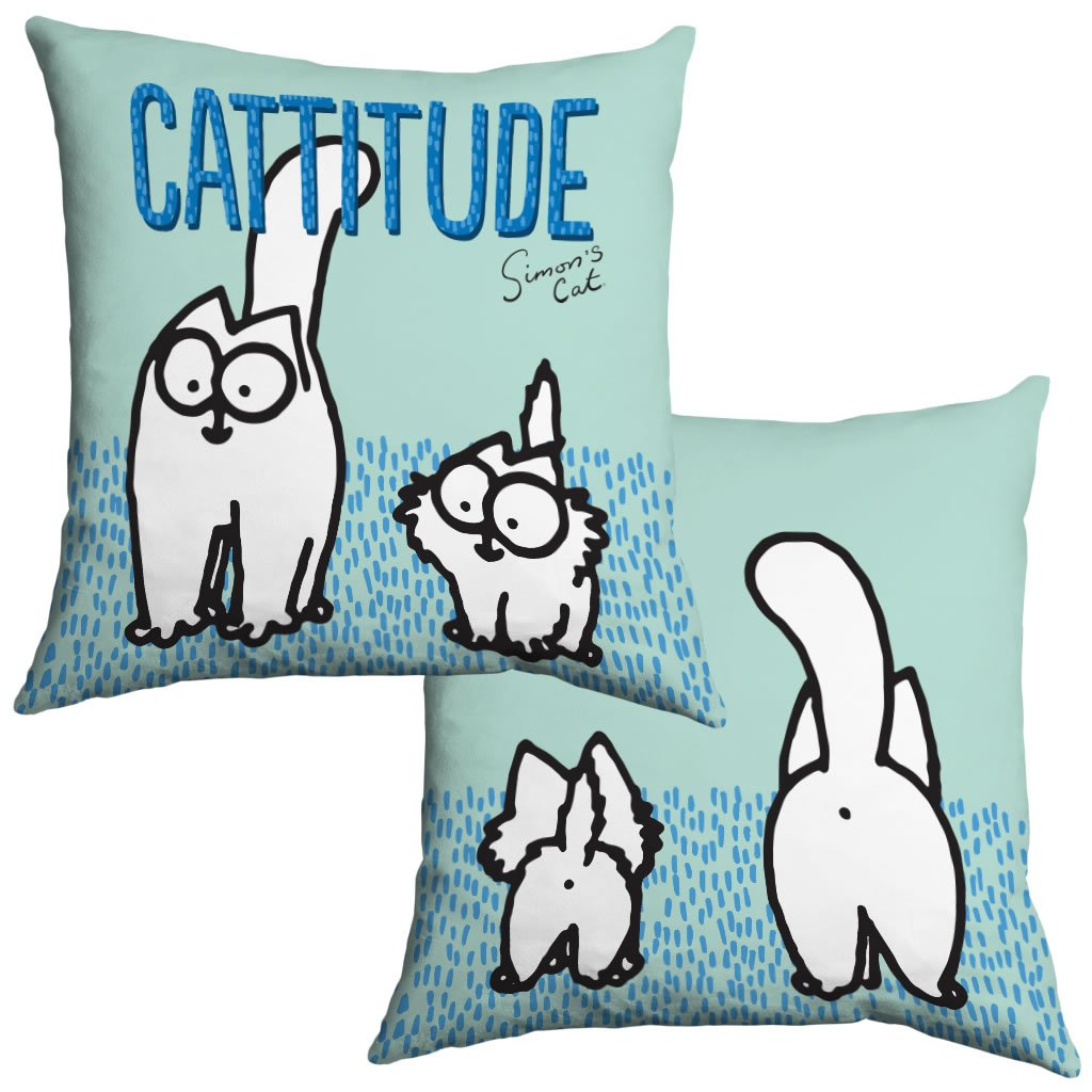 Cattitude Cushion - Simon's Cat Shop