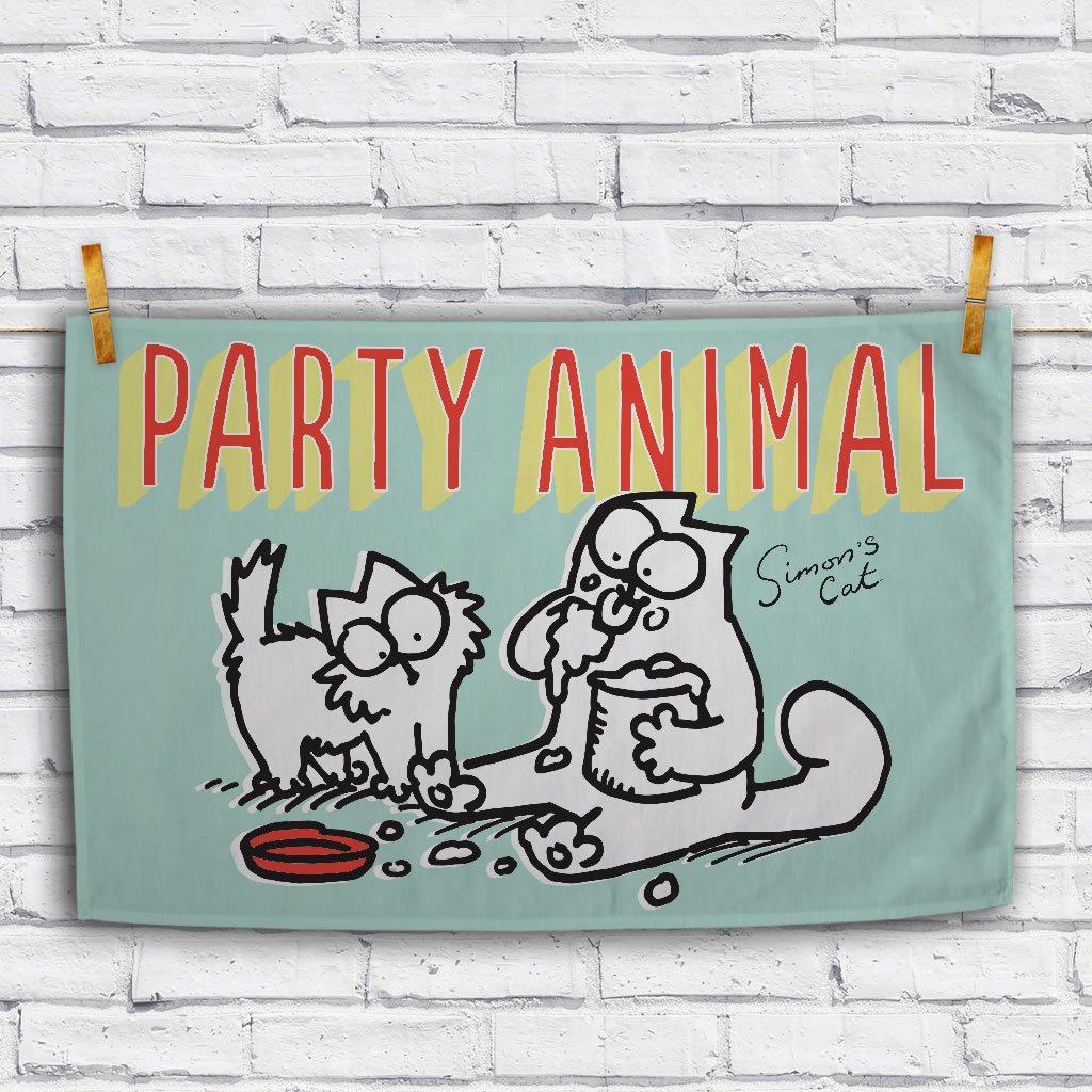 Party Animal Towel - Simon's Cat Shop