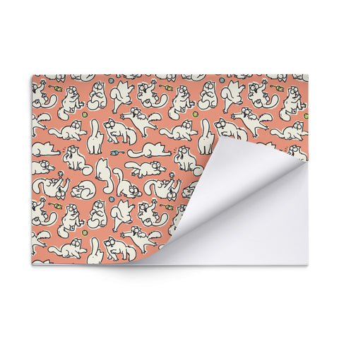 Simon's Cat Pink Gift Wrap - Simon's Cat Shop
