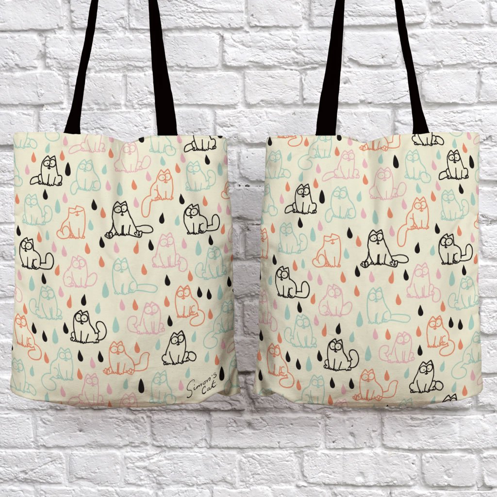 Simon's Cat Patterned Tote Bag - Simon's Cat Shop