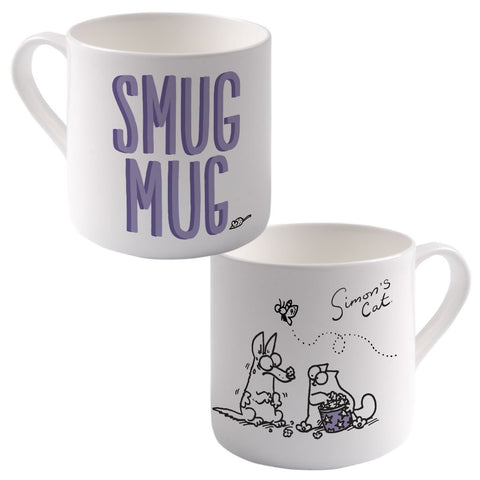 Smug Mug Bone China Mug - Simon's Cat Shop