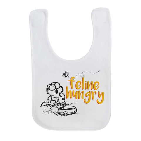 Feline Hungry Baby Bib - Simon's Cat Shop