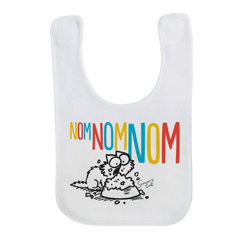 Nom Nom Nom Baby Bib - Simon's Cat Shop
