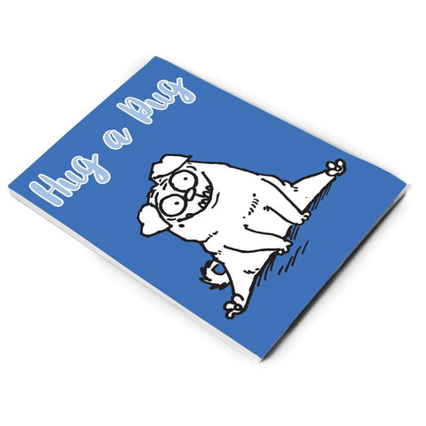 Hug a Pug A5 Notepad - Simon's Cat Shop