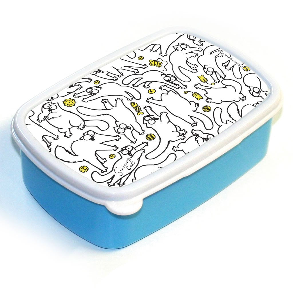 Patterned Lunchbox - Simon's Cat Shop