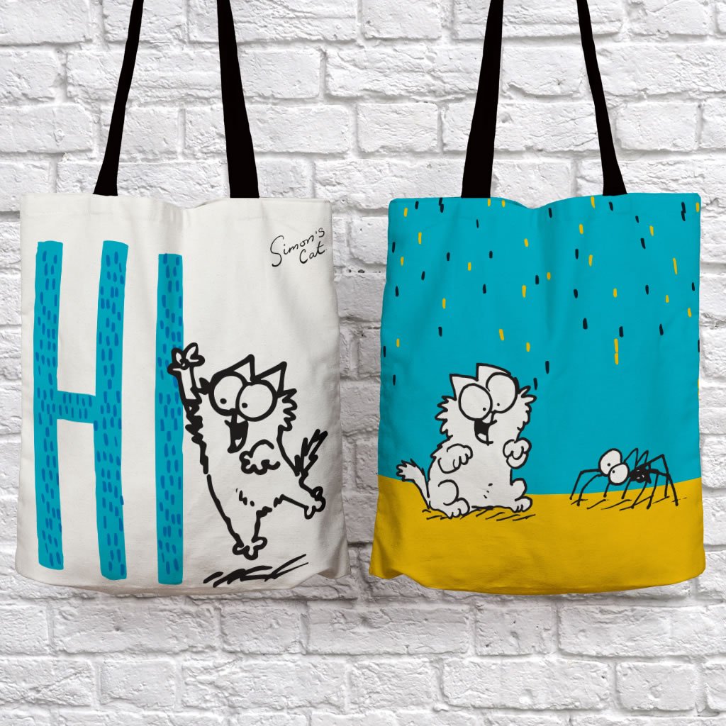 Hi!  Tote Bag - Simon's Cat Shop