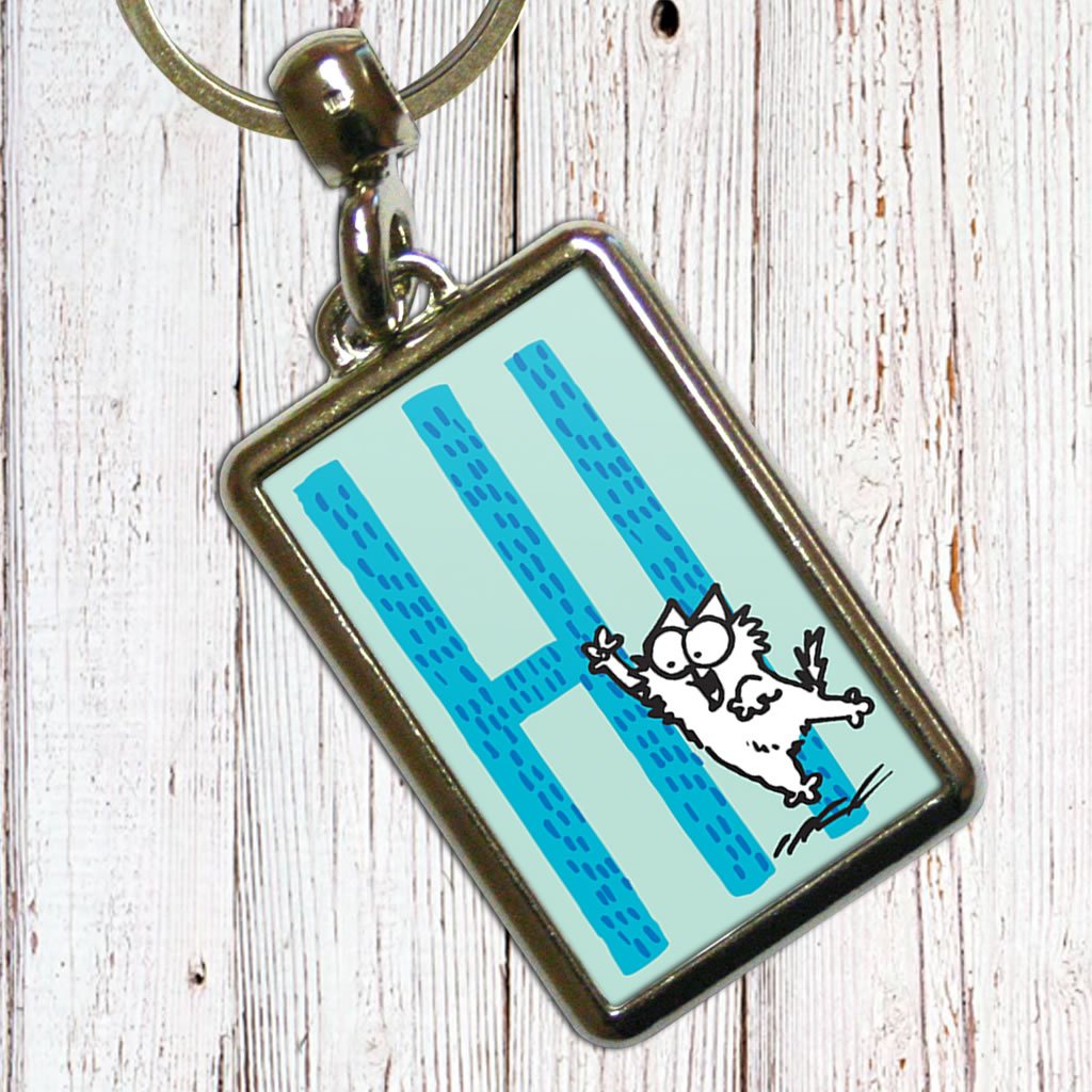 Hi Metal Keyring - Simon's Cat Shop