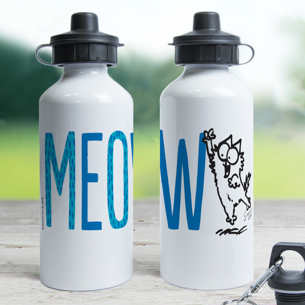 Meow Water Bottle - Simon's Cat Shop