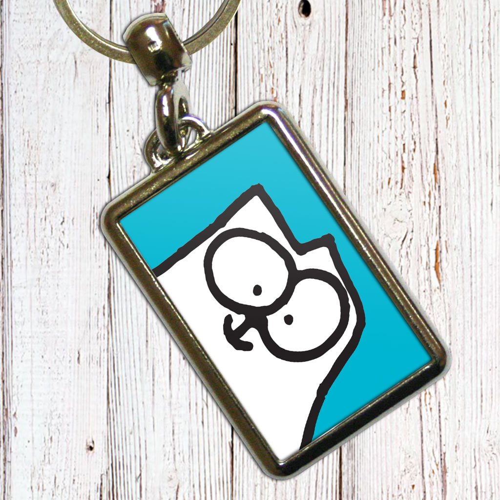 Simon's Cat Metal Keyring - Simon's Cat Shop