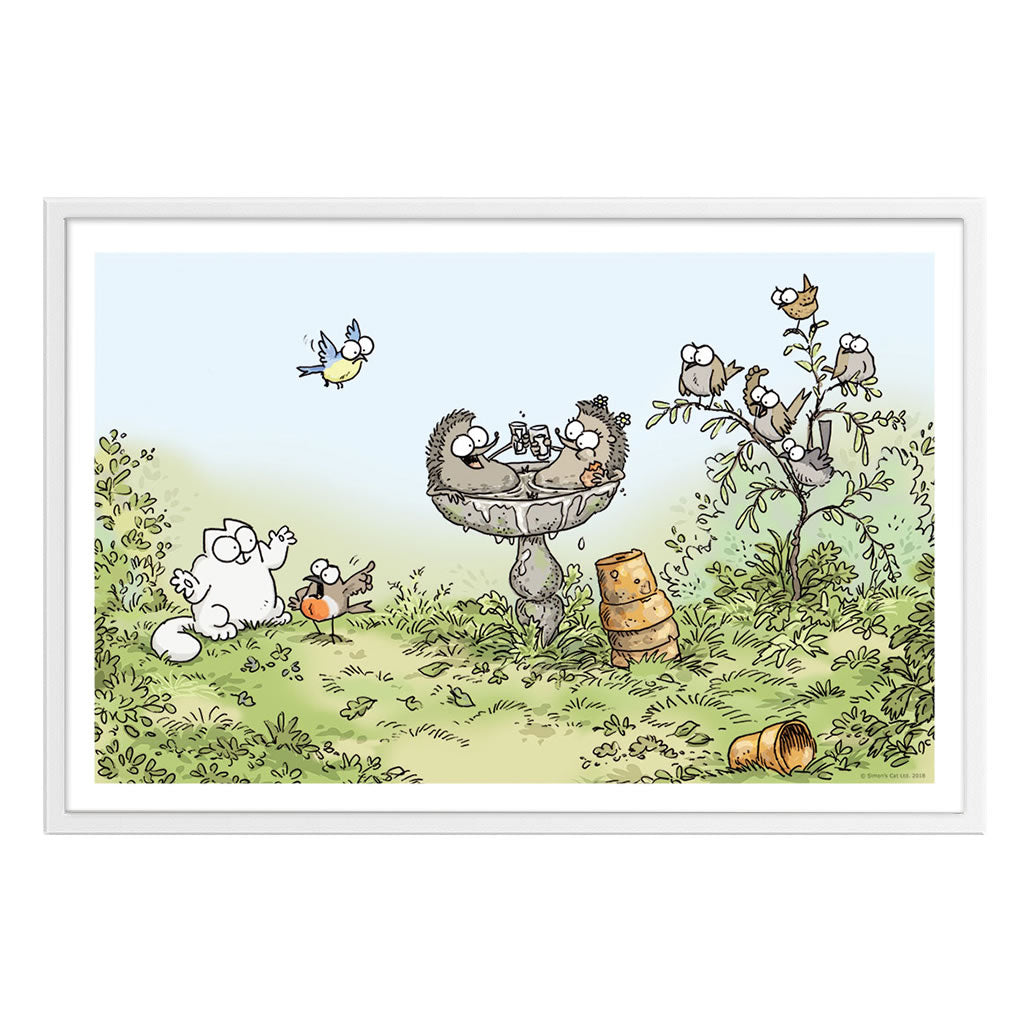 Hot Tub - Framed Art Print (61x40cm) - Simon's Cat Shop