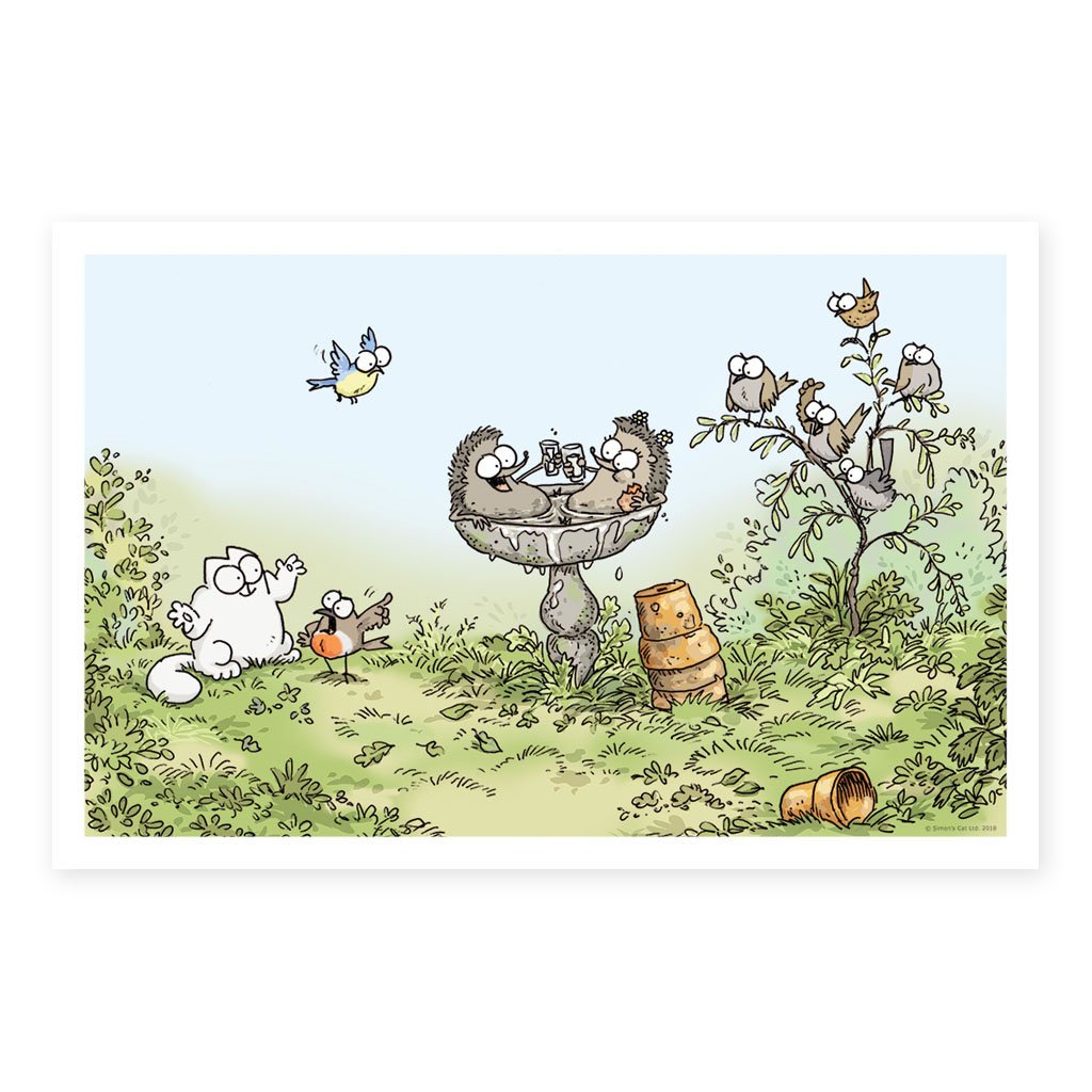 Hot Tub - Art Print (61x40cm)