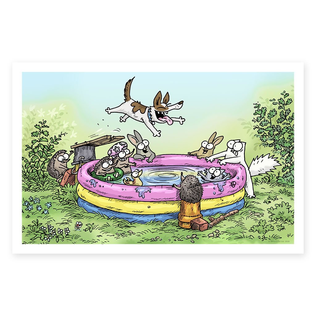 Splash Down - Art Print (61x40cm)