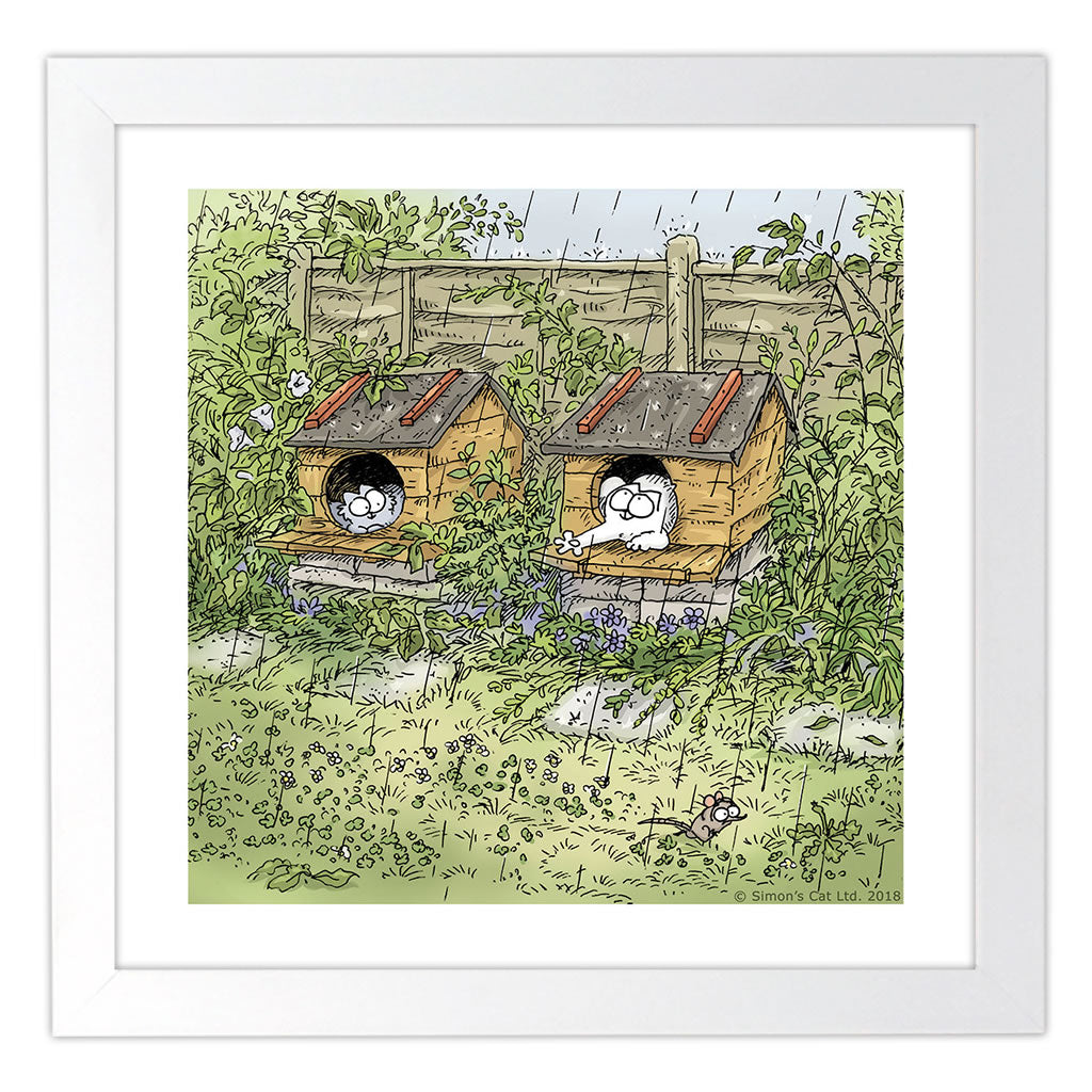 Simon's Cat Square Framed Art Print - Simon's Cat Shop
