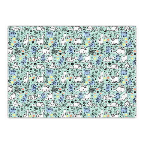 Simon's Cat Blue Gift Wrap - Simon's Cat Shop