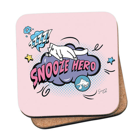 Simon's Cat Snooze Hero Coaster