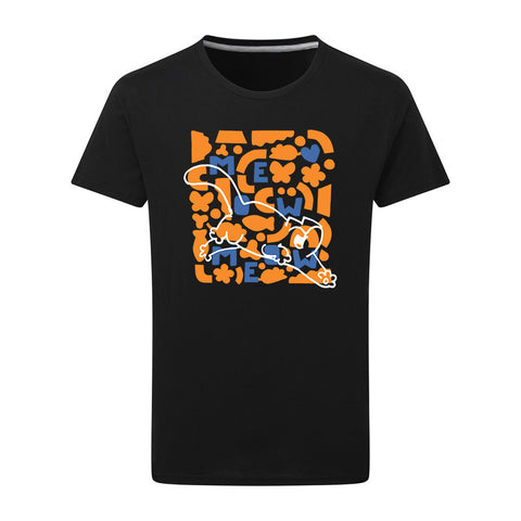 Simon's Cat Geo Black T-shirt