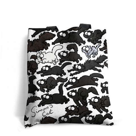Simon's Cat - Cat Breeds, Black Cats E2E Tote Bag
