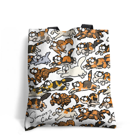 Simon's Cat - Cat Breeds, Tortie Cats E2E Tote Bag
