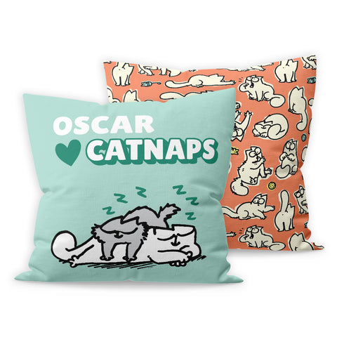 Personalised Love Catnaps Cushion