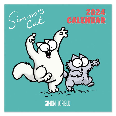 Simon's Cat 2024 Square Calendar