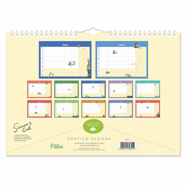 Simon's Cat 2025 A4 Family Calendar – Simon's Cat Shop